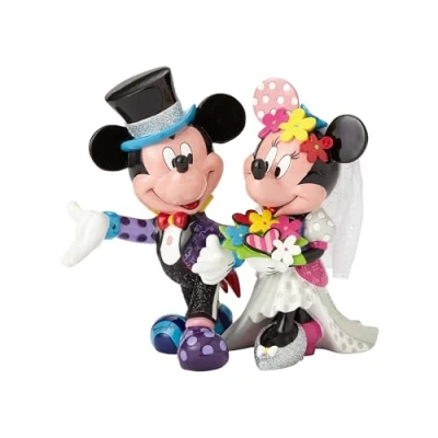 Image of Disney Britto Collection Mickey &amp; Minnie Mouse Wedding Figurine