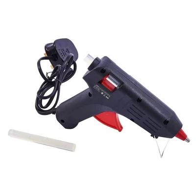 Image of Amtech Hot Glue Gun for Home DIY and Crafting Easy to Use with Precision Trigger Control, Quickly Heats up 90C, Heavy Duty, Lightweight, 90cm Cord, Includes 2 x 11mm Sticks (50W)