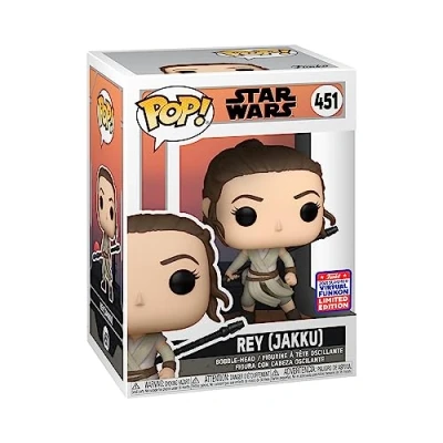 Image of Funko Pop! Star Wars: Across the Galaxy Rey Skywalker Amazon Exclusive Collectable Vinyl Figure Gift Idea Official Merchandise Toys for Kids &amp; Adults Movies Fans