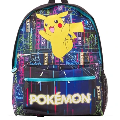 Image of Pokemon Pikachu Glow in the Dark Large Backpack, School Bag Kids Rucksuck Unisex