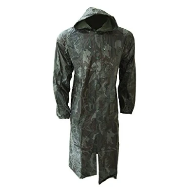Image of Men&#039;s Waterproof Rain Jacket With Hood Multicolour X Large