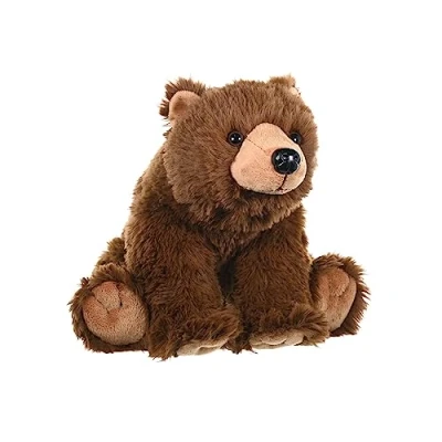 Image of Wild Republic Brown Bear Plush Soft Toy, Cuddlekins Cuddly Toys, Gifts for Kids 30 cm