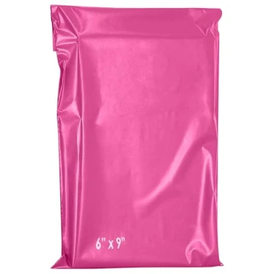 Image of 60 Mixed Mailing Postal Self Seal Closure Plastic Bags, 14x19 Inch Size Envelopes for Posting Clothes, Postal, Packaging, Shipping Bags Tempered Proof, Secure Medium Large Postage Sizes Hot Pink
