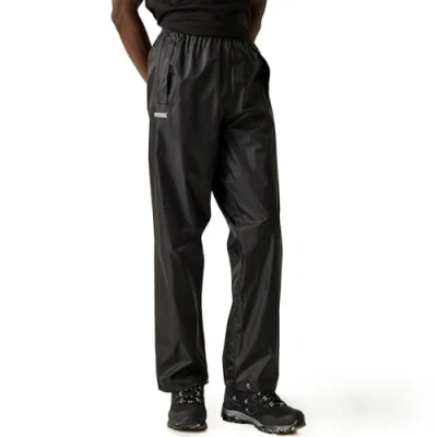 Image of Regatta Mens Stormbreak Waterproof Overtrousers Black