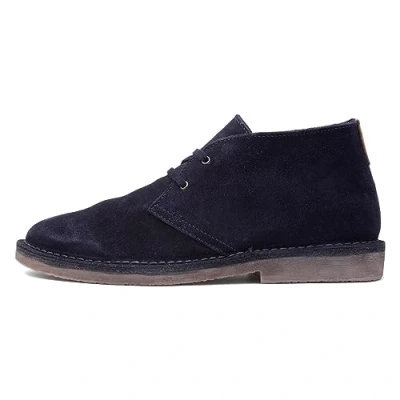 Image of Hush Puppies Men&#039;s Samuel Chukka Boot, Navy, 11 UK