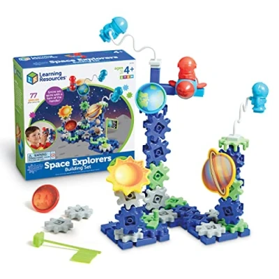 Image of Learning Resources Gears Gears! Space Explorers Building Set,Multicoloured,Medium