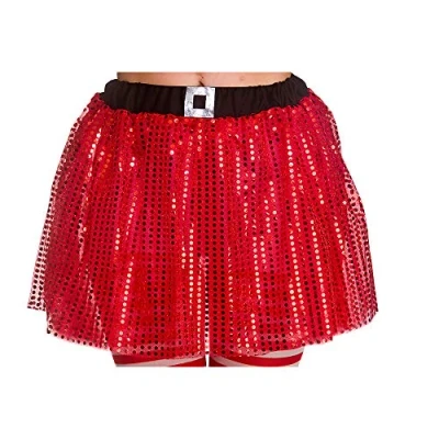 Image of Wicked Costumes Adult Female Red Tutu Fancy Dress Christmas