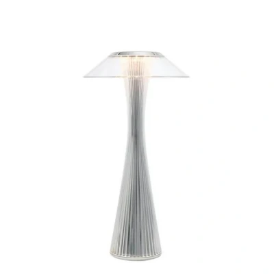 Image of Kartell Space Outdoor Table Lamp Chrome