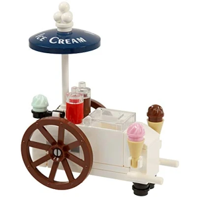 Image of Ice Cream Cart Made with Genuine LEGO parts Instructions Included