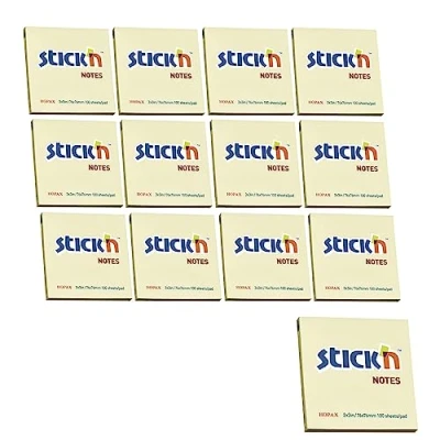 Image of Stick N 76x76mm Pastel Sticky Note Yellow