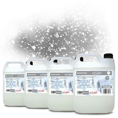 Image of Extreme FX Super snow Fluid 4x 5L (20 Litres) Premium artificial Ready to Use Fake machine Liquid Special Effects, Christmas Snow, snowflakes, for all makes of