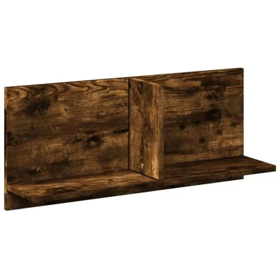 Image of vidaXL Wall Cabinet 70x16.5x30 cm Smoked Oak Engineered Wood