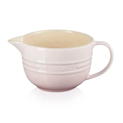 Image of Le Creuset Shell Pink Stoneware Mixing Jug