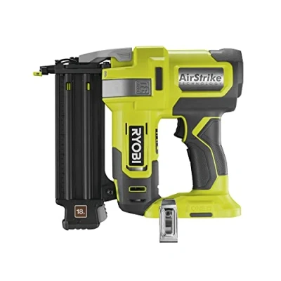 Image of RYOBI R18GN18 0 18V One Plus Cordless 18 Gauge Nailer Bare Tool, Size, Hyper Green