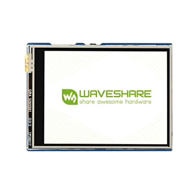 Image of Waveshare 2.8inch Touch Display Module for Raspberry Pi Pico 262K Colors 320x240 Pixels Resistive Controller XPT2046 ST7789 Driver Using SPI Bus…