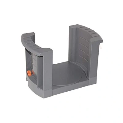 Image of Emuca Adjustable plate holder/dish support for diameter from 187mm (7,3 inch) to 308mm (12,12 inch), Anthracite grey finish.