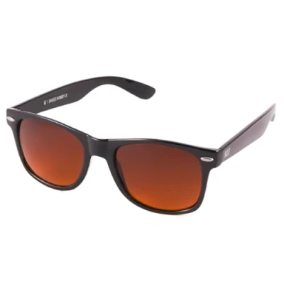 Image of Kiss NERD sunglasses, hd+ BLACK, Blue Blocker