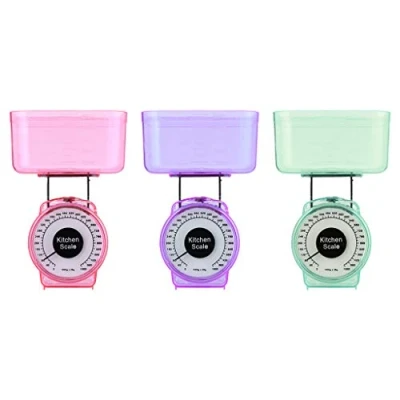 Image of Kitchen Scale Small Mechanical for Weighing Food Simple to Use Colors Random
