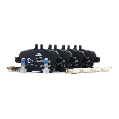 Image of LD2786 brake pad set ATE Ceramic 13.0470 2786.2 prepared for wear indicator, excl. warning contact with caliper screws accessories