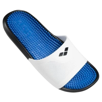 Image of Arena Unisex Sandals Footwear, White Cyan Black, 10 UK