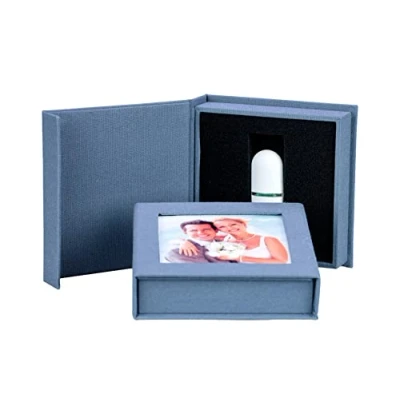 Image of Elegantdisk USB Box with Picture Window for 1 Flash Drive Storage Case Cover