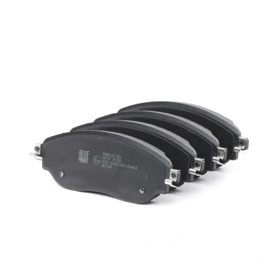 Image of 410601073R, 410607229R, 410608638R, 410608638RSK1 Brake pad set BLUE PRINT ADN142180 Front Axle with screw RENAULT: Trafic 3, 3 Bus