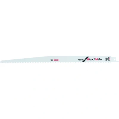 Image of Bosch Professional 2 pieces S 1411 DF Heavy for Wood and Metal (Length 300 mm, sabre saw accessories)