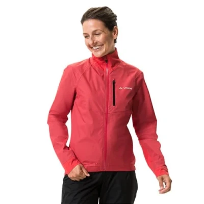 Image of VAUDE Women&#039;s Kuro rain Jacket, Flame, 42