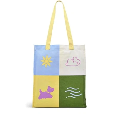 Image of RADLEY London Womens Summer Craft Medium Tote Shoulder Bag Made From Recycled Fabric in Natural Cream
