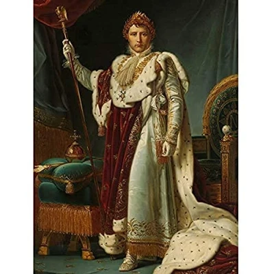 Image of Artery8 Gerard Portrait Emperor Napoleon I Bonaparte Art Print Canvas Premium Wall Decor Poster Mural