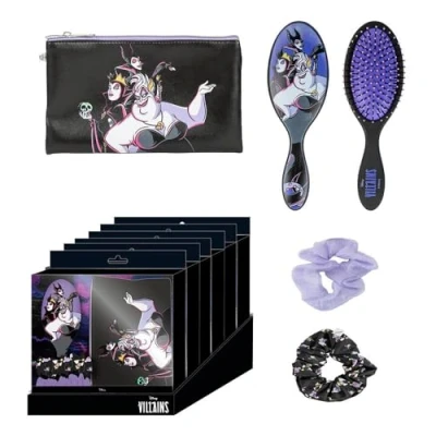 Image of CERDÁ LIFE&#039;S LITTLE MOMENTS Alice in Wonderland Beauty Set Pink Complete Includes Hairbrush, 2 Hair Pigtails and Pouch Original Product
