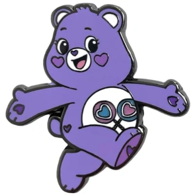 Image of Pawprint Family Share Bear Enamel Pin Badge Care Bears Unlock the Magic Official Merchandise