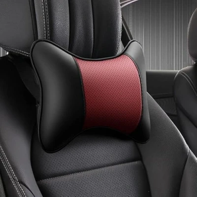 Image of UJKTYWSX Car Headrest Pillows, for Audi A1 A2 A3 A4 A5 A6 A7 A8 Q2 Q3 Q5 Q7 S3 S4 S5 S6 S7 S8 TT TTS RS3 RS4 RS6 Memory Foam Seat Neck Support Comfortable Soft,B