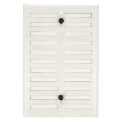 Image of Amig Rectangular Aluminium Grille Ventilation Grilles for Air Outlet Ideal Kitchen and Bathroom Ceiling Dimensions: 170 x 200 mm Colour: White