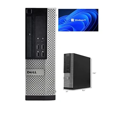 Image of Window 11 Pro Optiplex Core I5 Series Desktop Small Form Tower PC (Intel Quad 4570, 8 Gb Ram, 120 SSD), (Renewed)