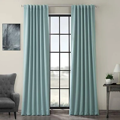 Image of HPD Half Price Drapes Room Darkening Curtains 96 Inches Long for Bedroom &amp; Living (1 Panel), 50 X 96, Juniper Berry