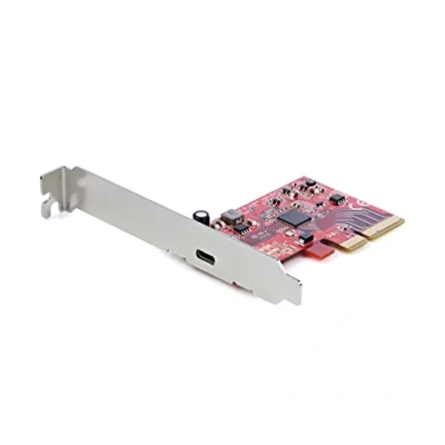 Image of StarTech.com 1 Port USB 3.2 Gen 2x2 PCIe Card C SuperSpeed 20Gbps PCI Express 3.0 x4 Host Controller Type Add On Adapter Expansion Windows &amp; Linux (PEXUSB321C)
