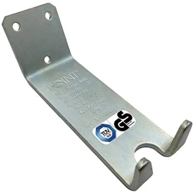 Image of Point Bicycle Wall Mount Pedal Hanger with Mounting Material 30 kg Silver