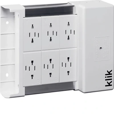 Image of Hager Marshalling Boxes 6 Way Klik Lighting Distribution Unit KLDS6