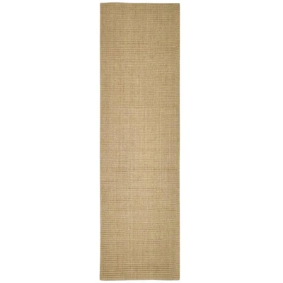 Image of vidaXL Sisal Rug Cat Scratch Mat 100x350cm Indoor Scratching Carpet, Non Slip Backing, Durable &amp; Easy to Clean