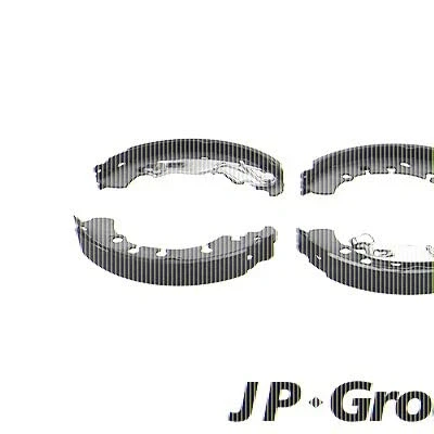 Image of 1605107, 1605289, 1605458, 95517922 Brake Shoes JP GROUP 3163900410 Rear Axle 203mm 38mm with lever FIAT: Panda II Hatchback, III Hatchback