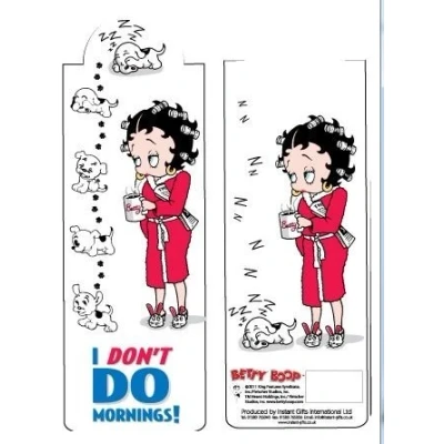 Image of Betty Boop I Don&#039;t Do Mornings! Magnetic Bookmark