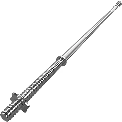 Image of GYM MASTER 1&quot; Diameter Standard Barbell with Spinlock Collars, Choice of Sizes 5ft