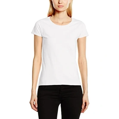Image of Fruit of the Loom Women&#039;s Original T. T Shirt, White, 18 (Manufacturer Size:XX Large)