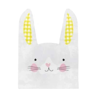 Image of Talking Tables 20 x Super Cute Easter Bunny Napkins Table Decorations, Kids Birthday Tea, Picnics, Parties, Spring Themed Serviettes for Decoupage Eco Choice NO Plastic Branded