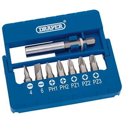 Image of Draper Screwdriver and Magnetic Bit Set (8 Piece)