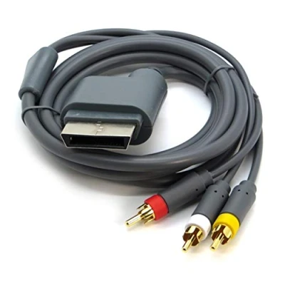 Image of WICAREYO AV Audio Video Optical Cable Cord Compatible for Xbox 360 Console Game