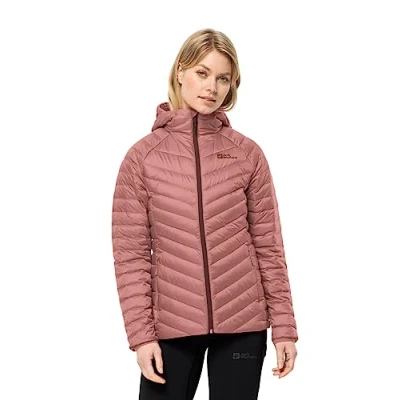Image of Jack Wolfskin Women&#039;s Passamani Down Hoody W Jacket, Blush Powder, S