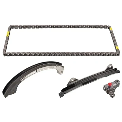 Image of 13506B1010, 13506B1010S1 Timing chain Kit BLUE PRINT ADBP730000 with tensioner, slide rails Simplex, Closed DAIHATSU: Materia