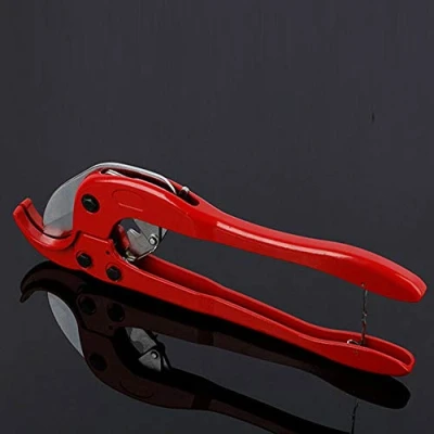 Image of Vogueing Tool PVC Pipe Cutters PEX Tubing Heavy Duty Plastic Cutter for Cutting PVC/Gas/Pipes/Plastic Pipes (63mm Red, SA 0063)